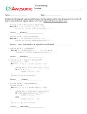 Unit 4 Lesson 3 - Loops and Strings Worksheet.pdf