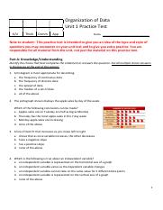 MDM4U- Unit 1 Practice Test and Solutions - Organization of Data.pdf