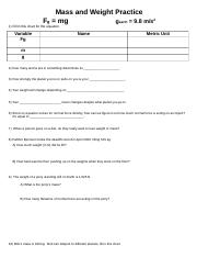 A-Mass and Weight Worksheet_DL.doc