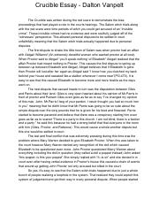 Crucible Essay - Dalton VanPelt.pdf