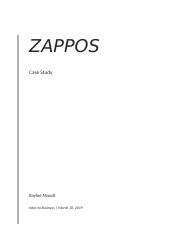 Zappos Mission Statement.docx
