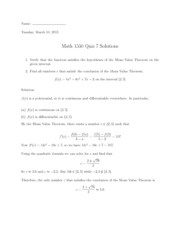 Math 1550 S4 Quiz 7 Solutions
