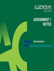 Assignment 1 - Notes.pdf