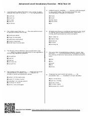 Advanced Level Vocabulary Exercise – MCQ Test 19.pdf