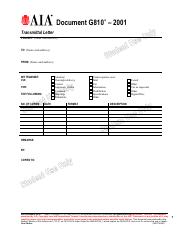 CMGT 120 AIA Transmittal Letter G810.pdf - Document G810 ...