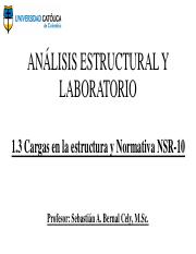 1.3 Cargas en la estructura y Normativa NSR-10.pdf