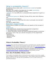 What is probability theory.docx