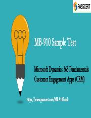 Microsoft Dynamics 365 Fundamentals MB-910 Dumps.pdf