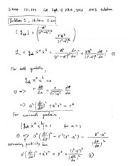 Problem Set 3 Solution on General Relativity