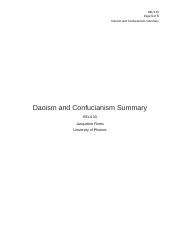 wk 4 - Daoism and Confucianism Summary.docx