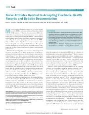 Nurse Attitudes towards EHR and Bedside Documentation.pdf