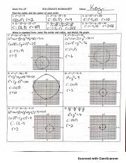 Geom PAP - 10.8 Equations of Circles Wkst Key.pdf - Scanned with ...