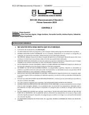 Macro II Sec 1 - Avanzini 2019 1er Sem - CONTROL 2 - PAUTA.pdf