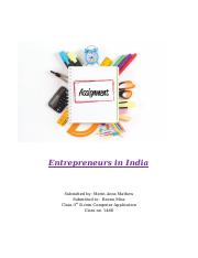 entrepreneurs in india.docx