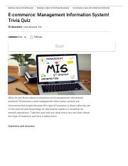 E-commerce_ Management Information System! Trivia Quiz - ProProfs Quiz.pdf
