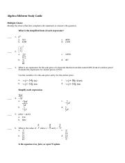 Algebra midterm study guide.docx