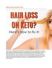 Keto Induced Hair Fall- A Setback.docx