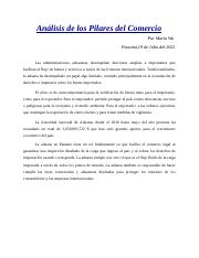 Análisis de los Pilares del Comercio.docx