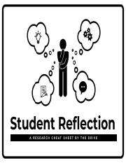 student reflection research cheat sheet.pdf
