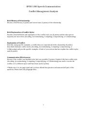 Conflict Management Analysis Paper Template Sp21.docx