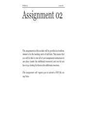 Assignment 02