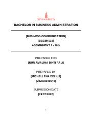 BUSINESS COMMUNICATION - ASSIGNMENT 2.pdf