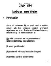8. Chapter- 8A  Business Letter Writing.ppt