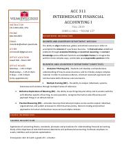 ACC 311 - Intermediate Accounting I - Fall 2019.pdf