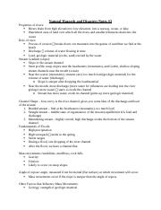 Natural Hazards and Disasters Notes #3