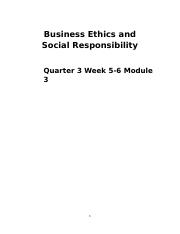 essay on business ethics and social responsibility brainly