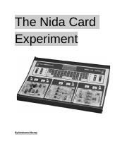 Nida Card Experiment.docx