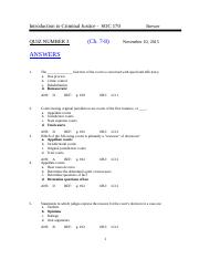 SOC 170 Quiz 3 Study Guide