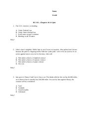 Business law Quiz  7.docx