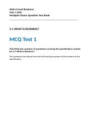 AQA AS Business MCQ 3(1) What is Business Test 1.docx