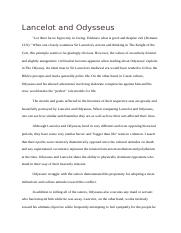 Lancelot and Odysseus.docx
