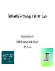 Final Telehealth Technology in Patient Care.pptx