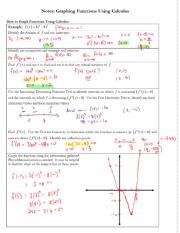 Completed Notes-How to Graph Functions Using Calculus.pdf