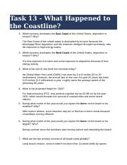 Task 13 - What Happened to the Coastline?.docx
