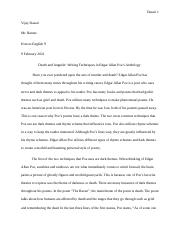 The Tell-Tale Heart Compare Contrast Essay