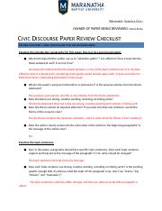 Santina Celli - Civic Discourse Paper Review Checklist .docx