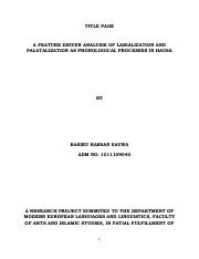 A FEATURE-DRIVEN ANALYSIS OF LABIALIZATION AND PALATALIZATION AS PHONOLOGICAL PROCESSES IN HAUSA.pdf