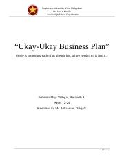 business plan of ukay ukay