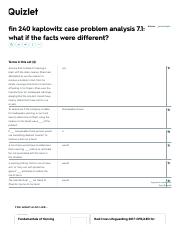 case problem analysis 7 1 what if the facts were different