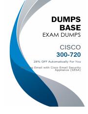 Free CCNP Security 300-720 SESA Exam Dumps V8.02 DumpsBase 2020.pdf