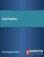 Module 2.1 Capital Budgeting I.pptx