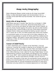 Asap rocky biography.docx