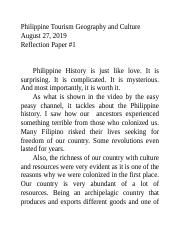 philippine tourism essay