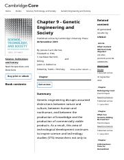 Genetic Engineering and Society (Chapter 9) - Science, Technology, and Society.pdf