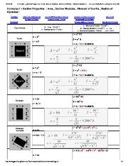 Formulas 1 - Section Properties（Area , ...ral calculation, strength of materials.pdf