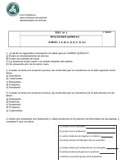 TEST REACCIONES QUIMICAS 1°Medio.docx